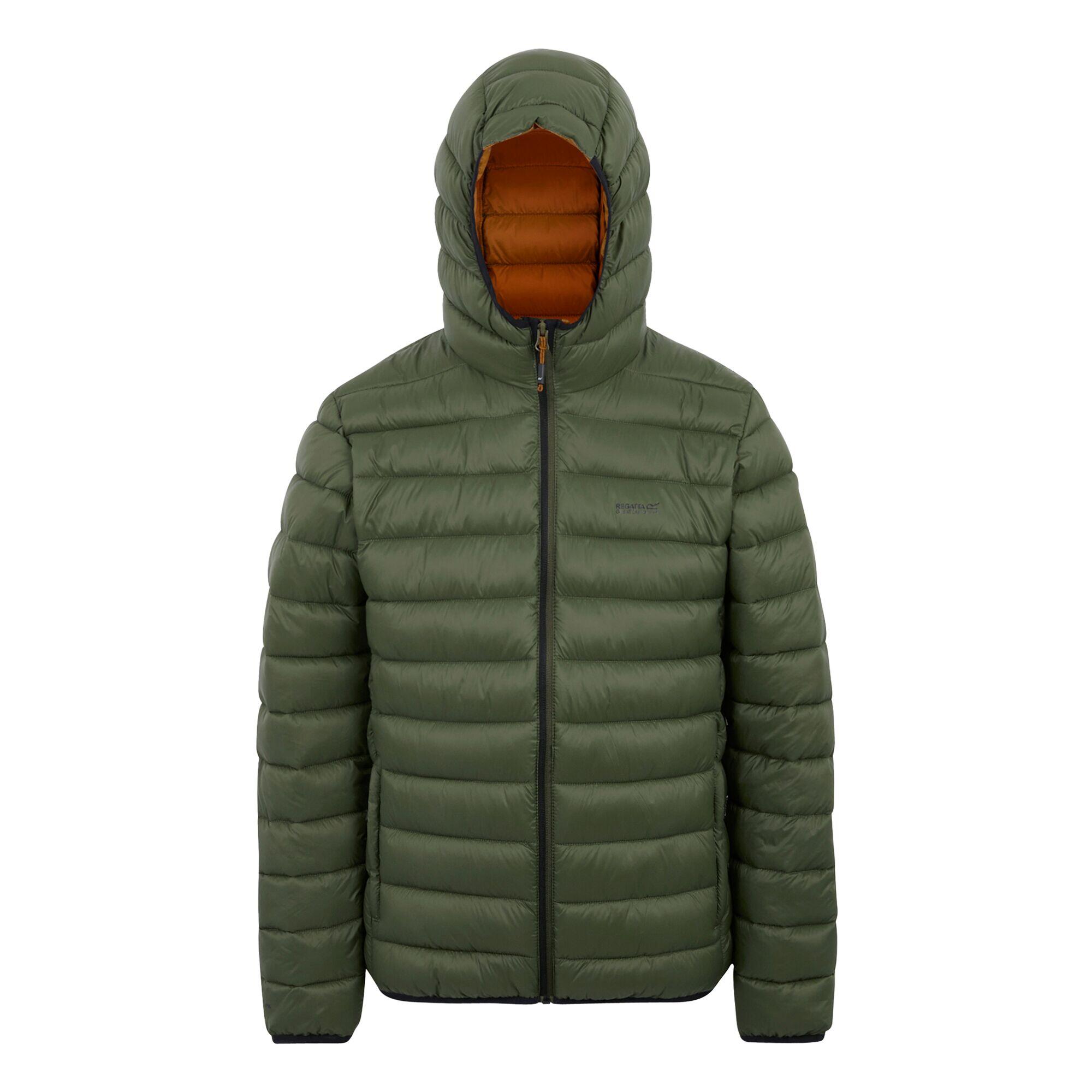 Marizion Mens Water Repellent Hooded Baffled Jacket 7/7