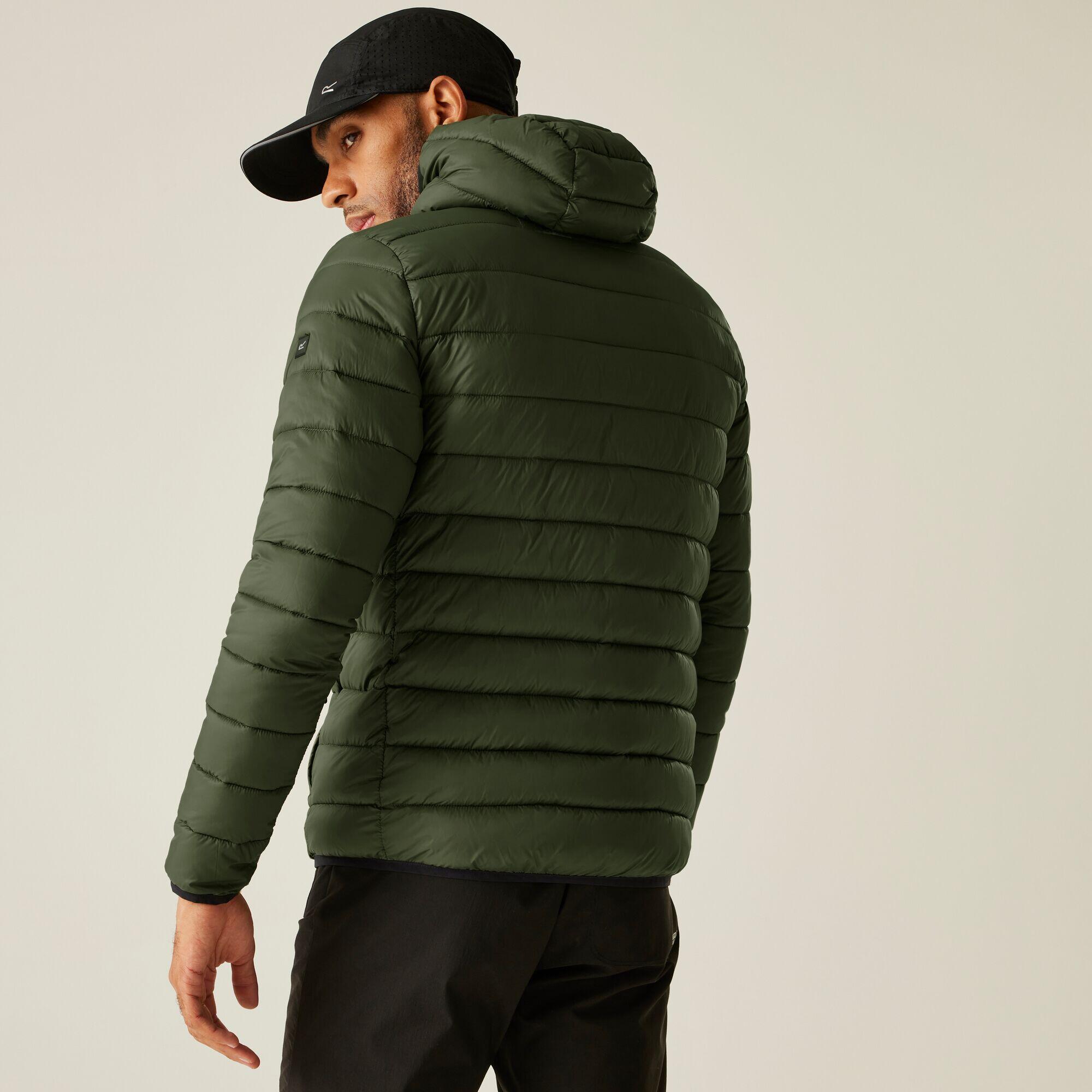 Marizion Mens Water Repellent Hooded Baffled Jacket 2/7