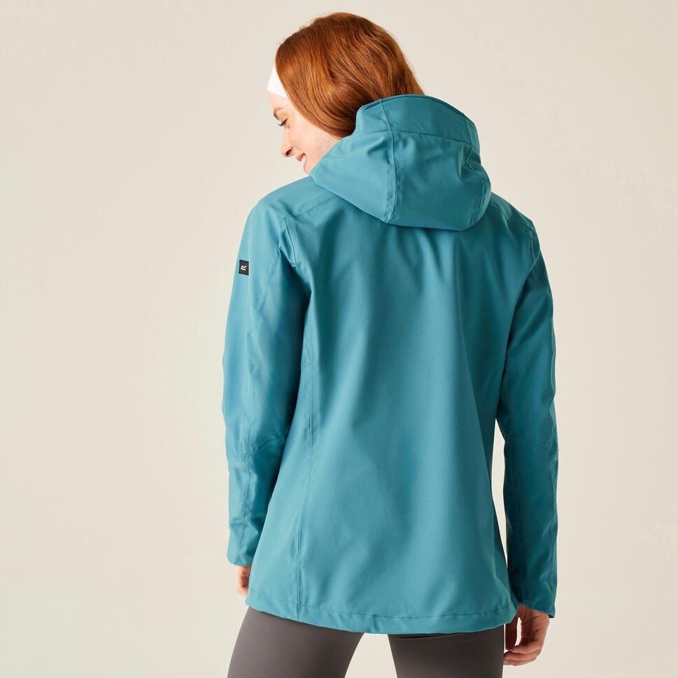Kurtka turystyczna przeciwdeszczowa damska Birchdale wodoodporna