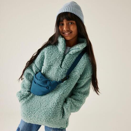 Kinder Fleece Pullover Wandern - Kaliza Half Zip