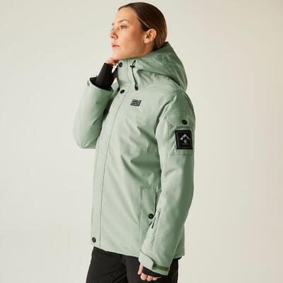 Gevulde jas hiking dames waterdicht ademend