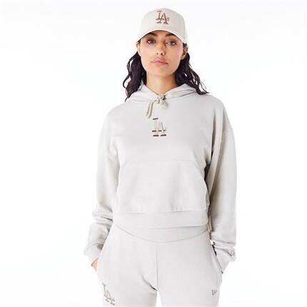New Era Mlb Lifestyle Crop Hoody Losdod Stnabr Sweatshirt Dame