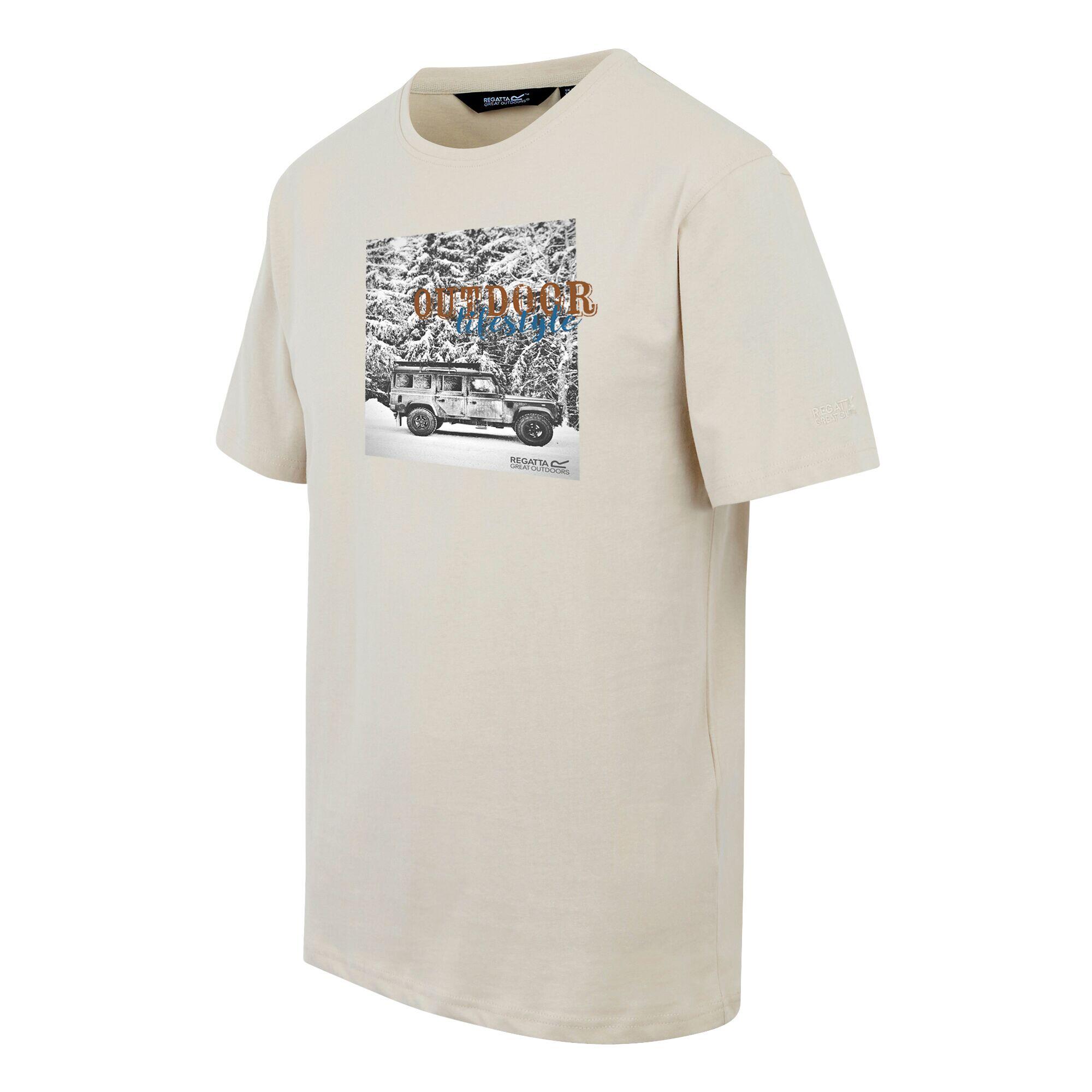 Regatta - Camiseta Diseño Impreso Cline IV Hombres (Óxido) | En Línea