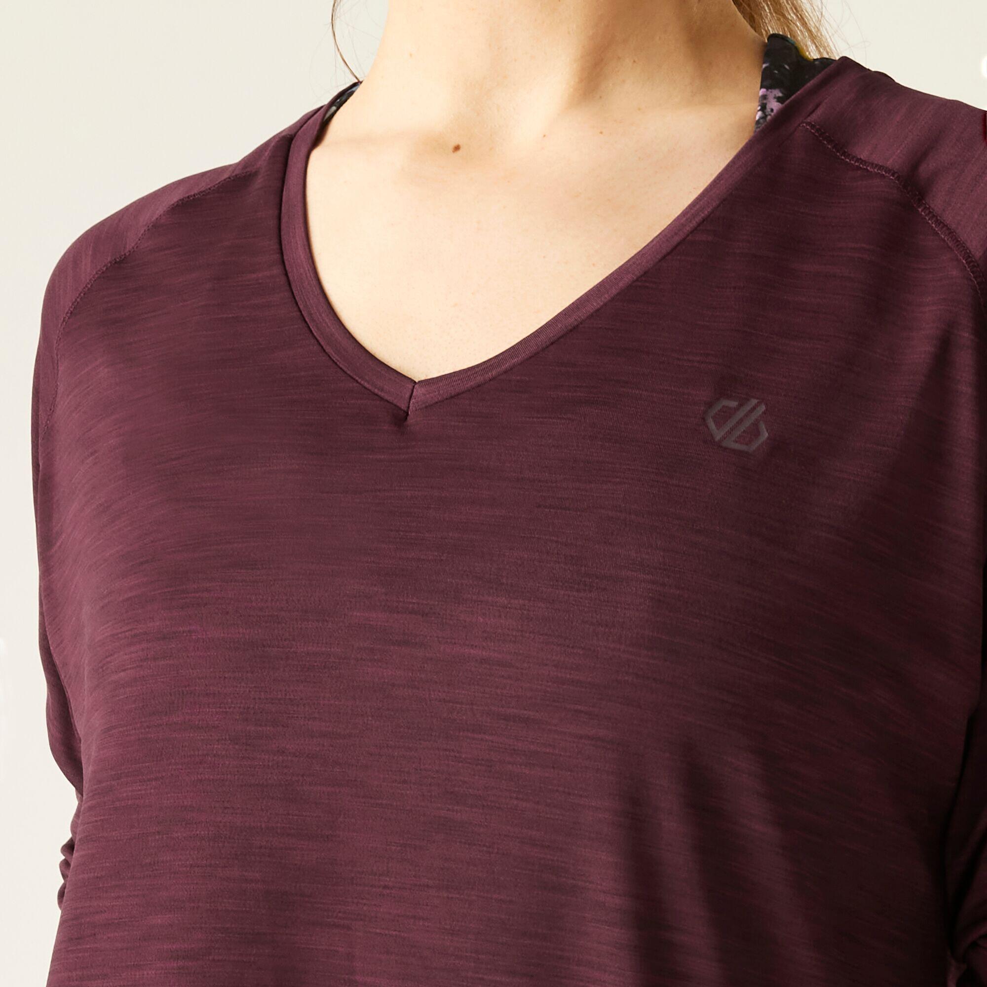 Chemise Manches Longues Fitness - Discern noir femme 4/7
