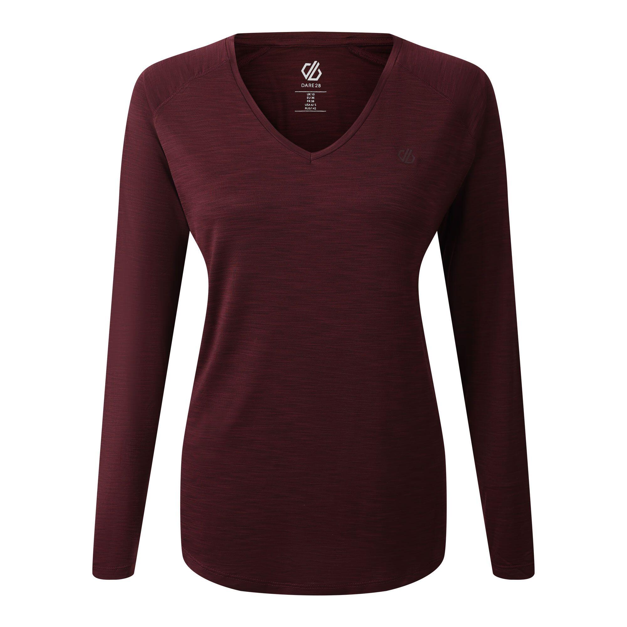 Chemise Manches Longues Fitness - Discern noir femme 5/7