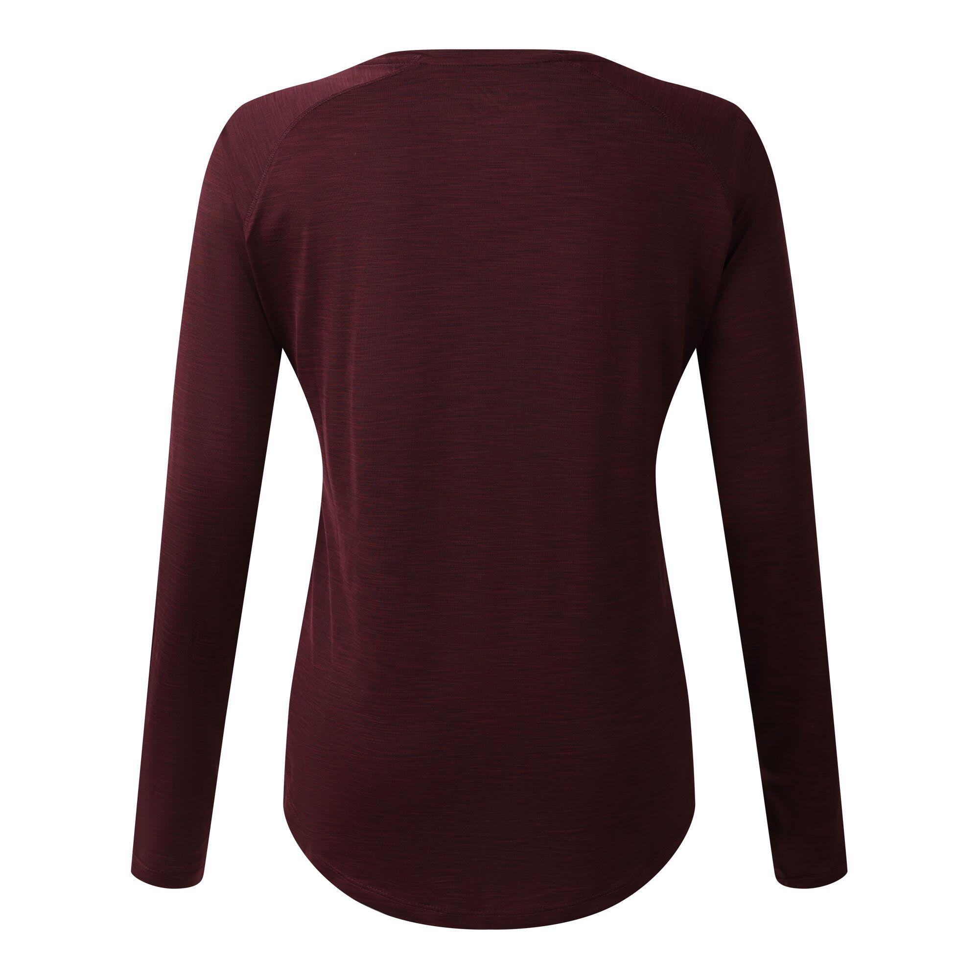 Chemise Manches Longues Fitness - Discern noir femme 7/7