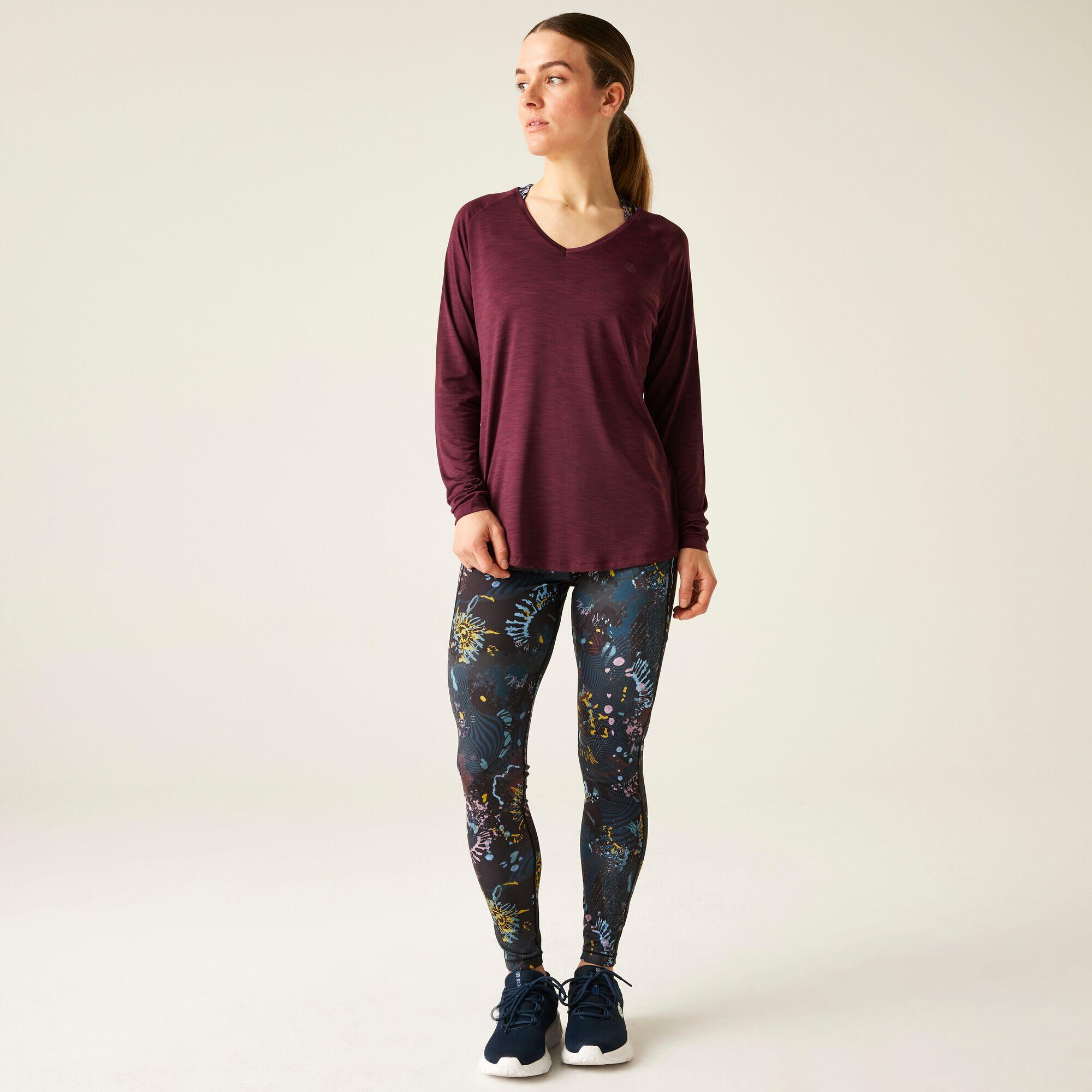 Chemise Manches Longues Fitness - Discern noir femme 3/7