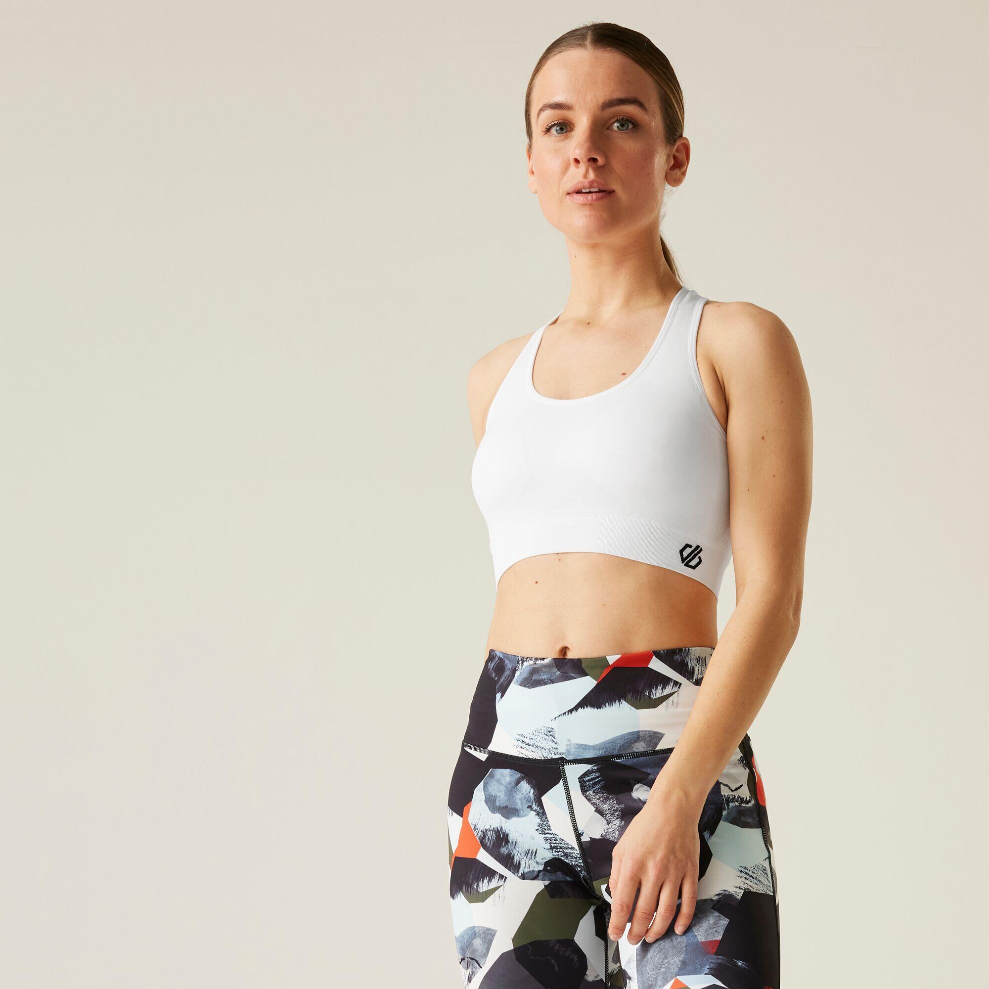 Dare 2b - Brassière De Sport Femme Don't Sweat It, Légère, Confortable Et À Séchage Rapide - Brassière - Blanc - S - Decathlon