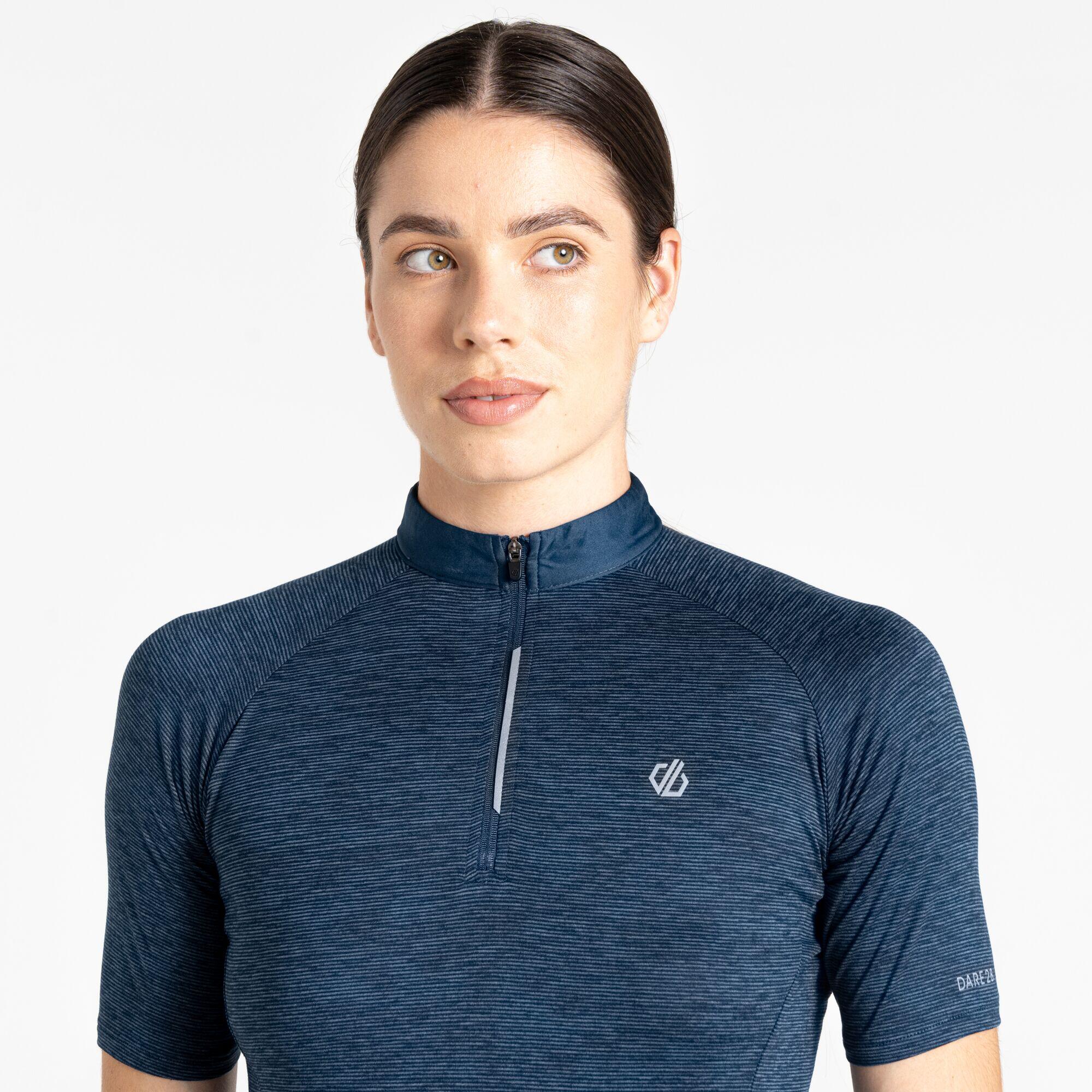 T-shirt Manches Courtes Randonnée - Pedal Through It violet femme 5/7