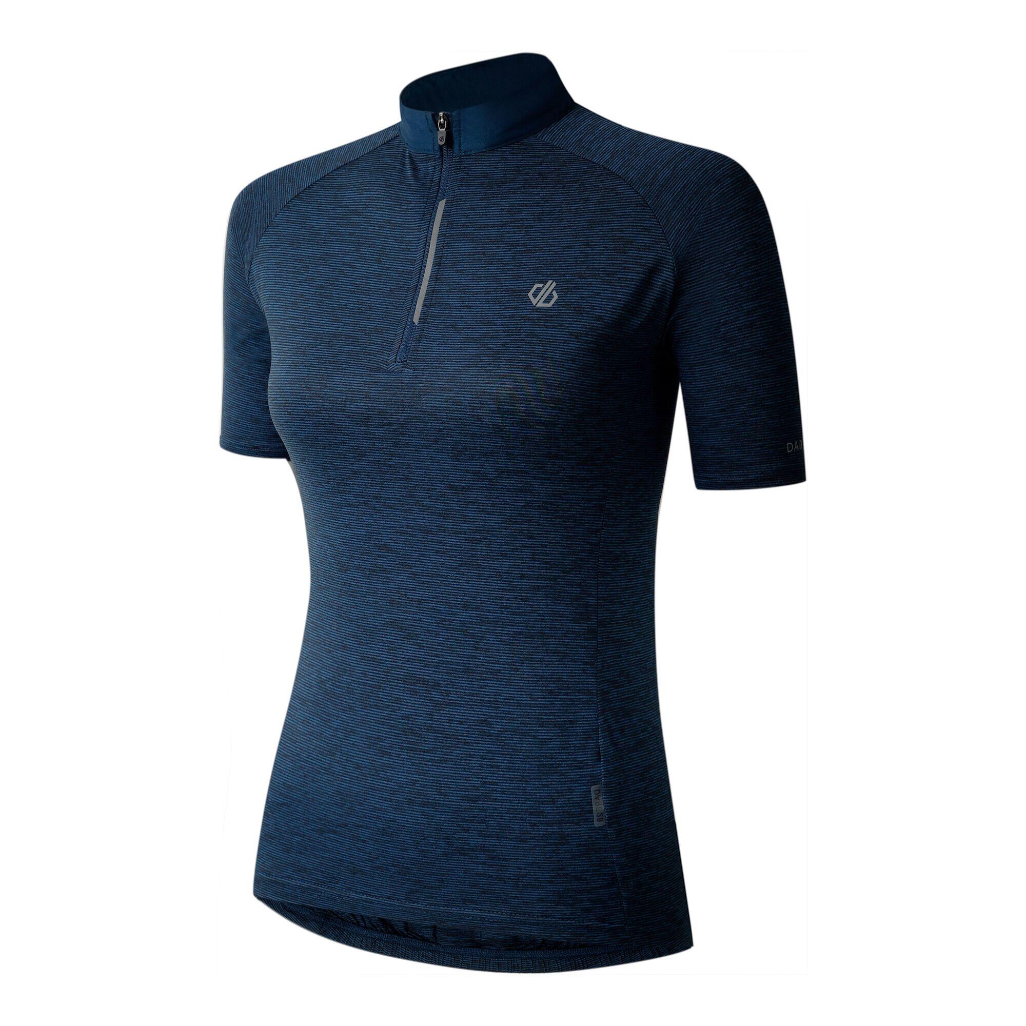 T-shirt Manches Courtes Randonnée - Pedal Through It violet femme 7/7
