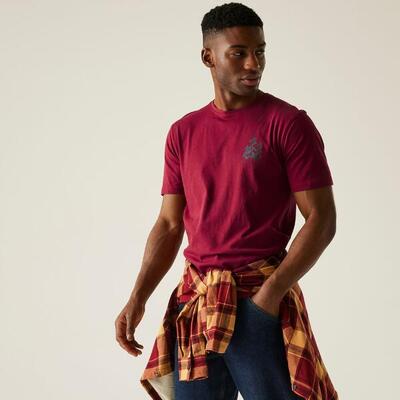 T-shirt korte mouwen heren grafische print korte mouwen