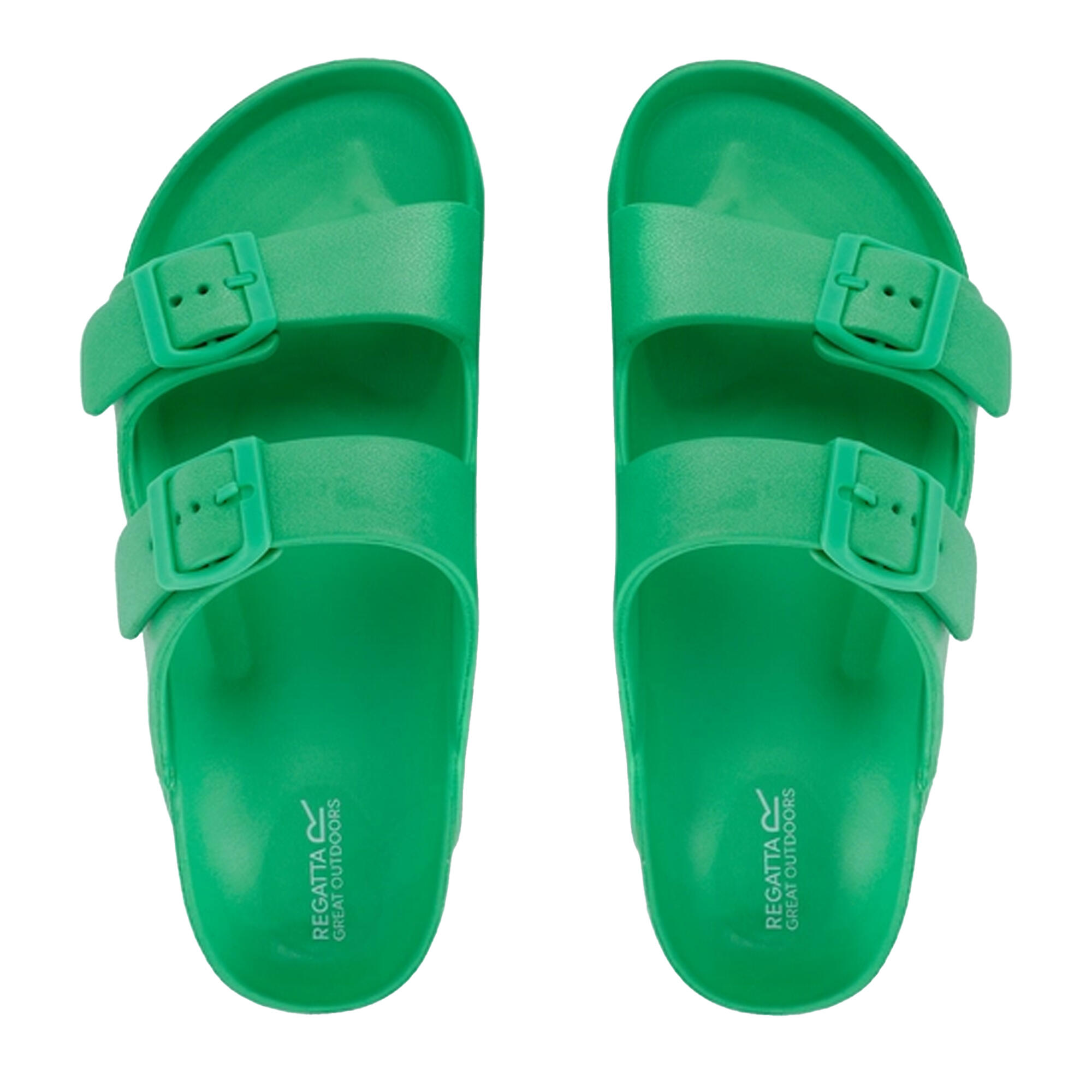 REGATTA Dames Brooklyn Sandalen met dubbele bandjes (Eiland Groen)