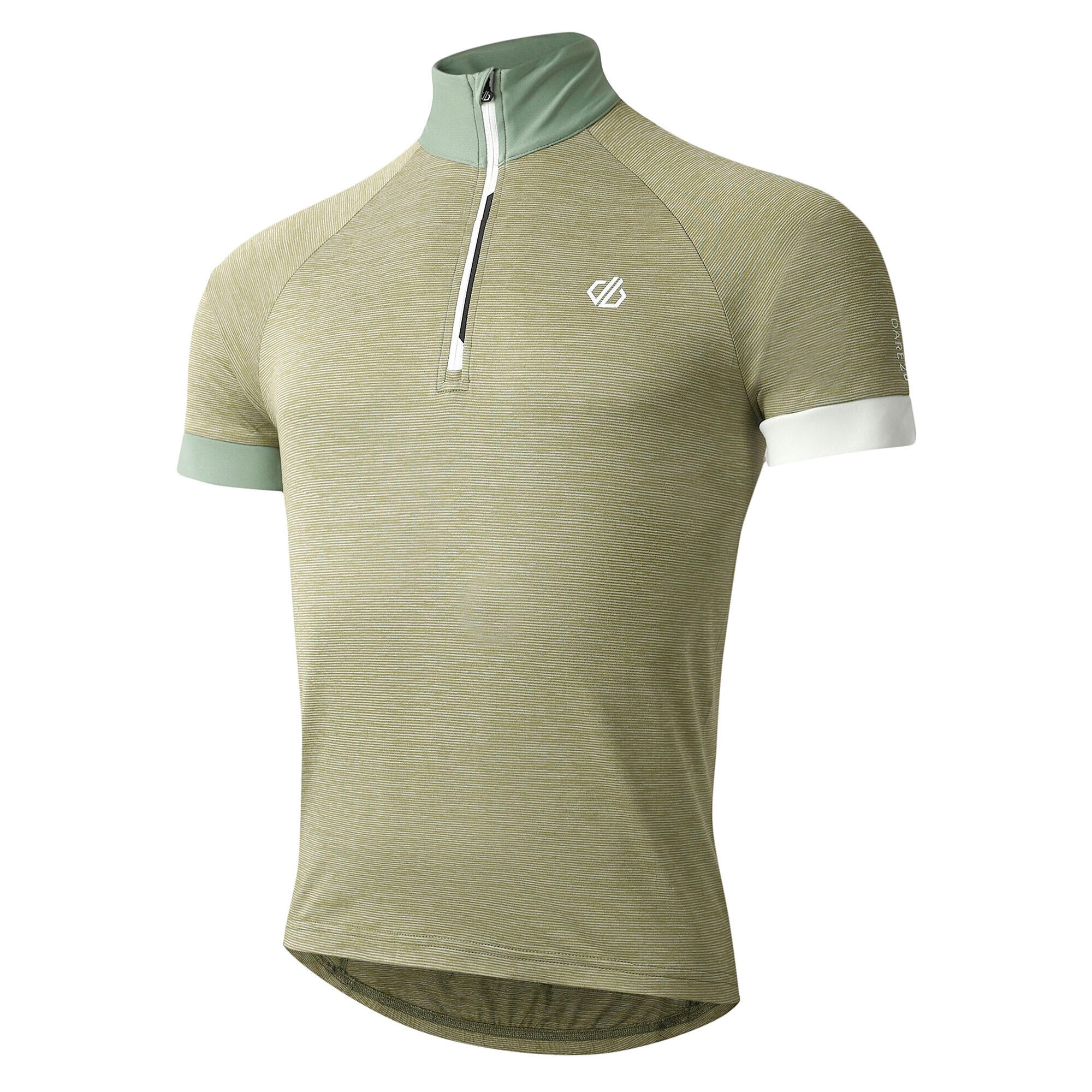 Maillot PEDAL IT OUT Homme (Vert Olive Chiné) 3/4