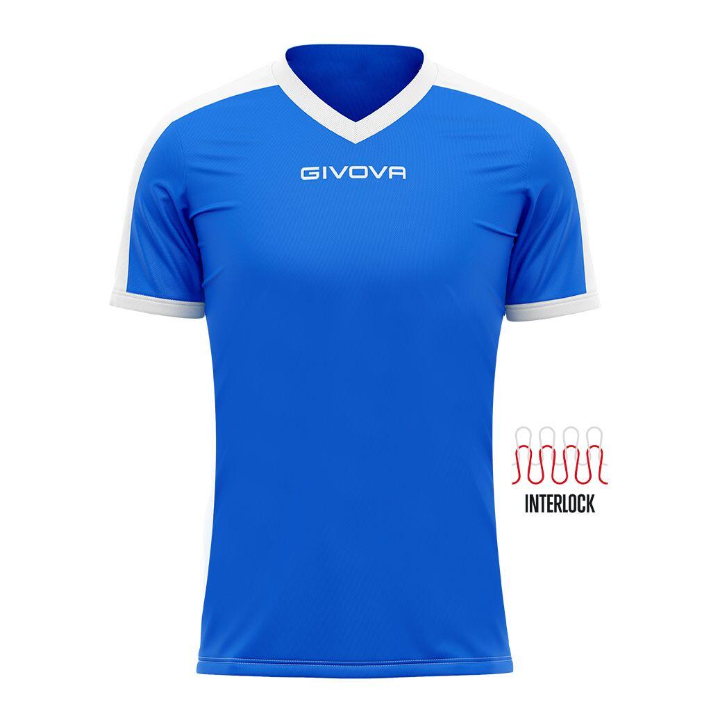 GIVOVA T-shirt uomo givova azzurro/bianco