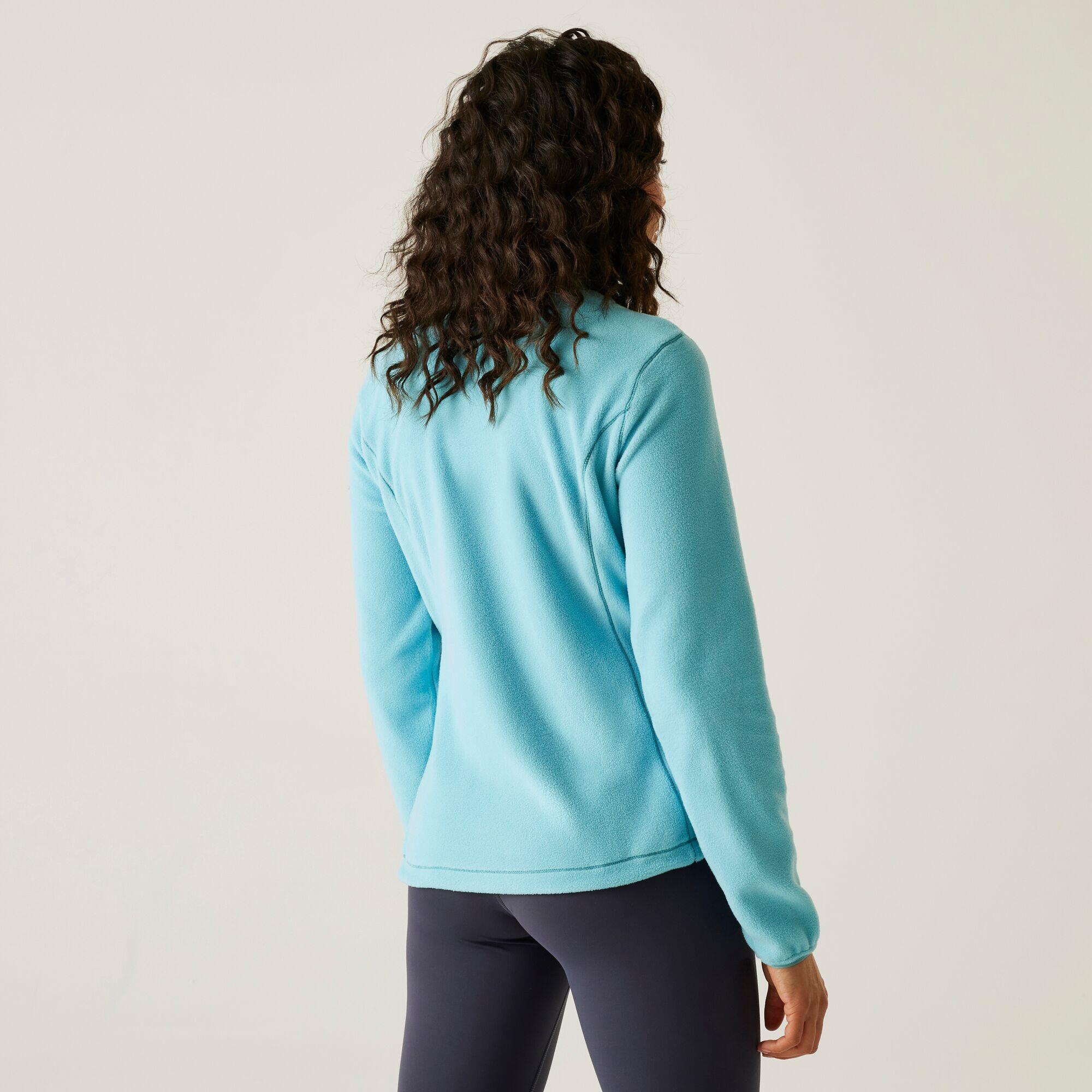 Fleece Wandelen Dames Hoge Kraag Ritszakken Floreo Iv 2/7