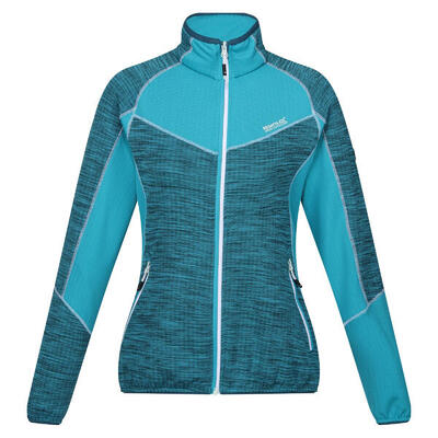 Dames hepley ii full zip fleecejack (marokkaans blauw/tahoe blauw)