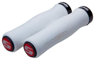 Sram contour foam grips lock-on wit / zwart