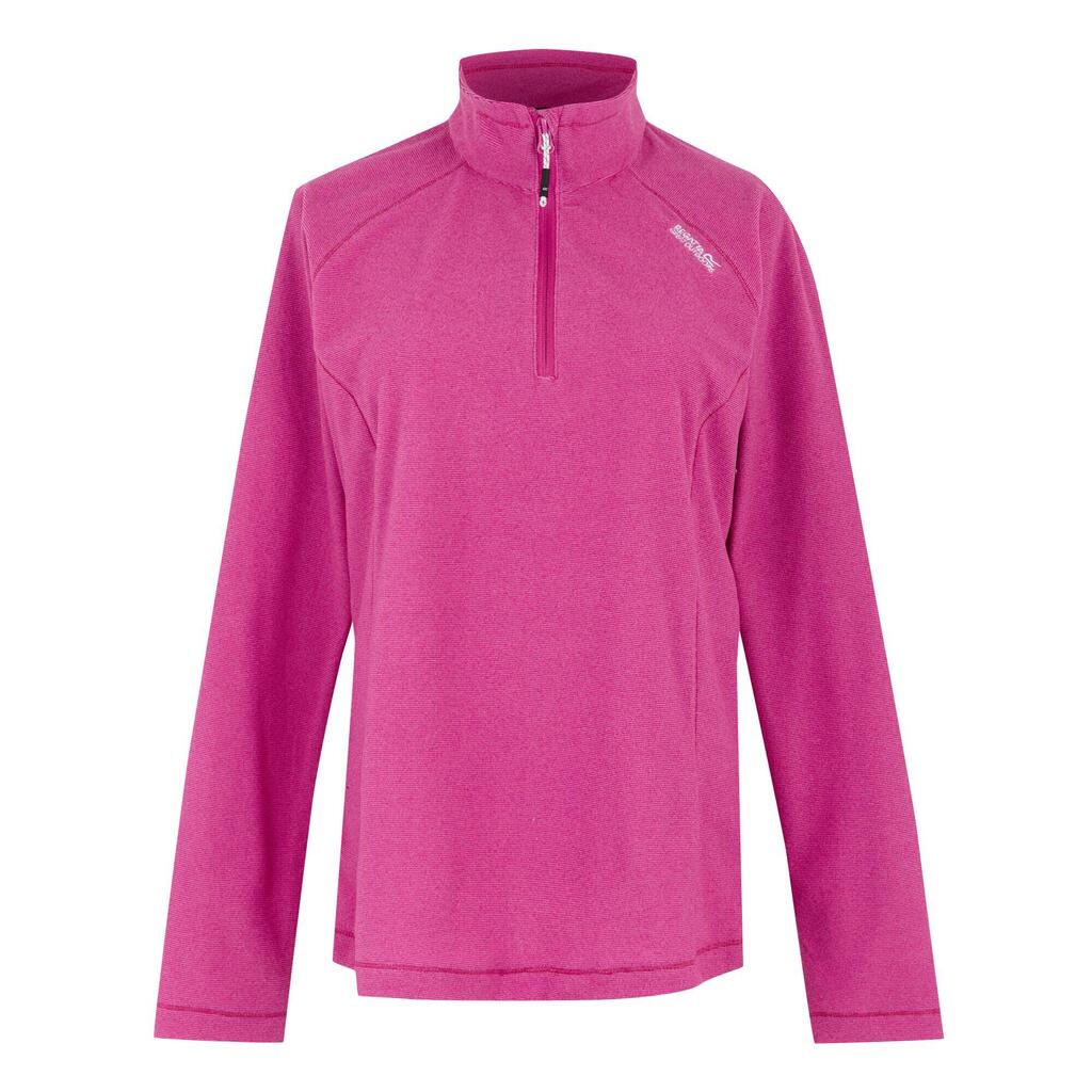 Great Outdoors Womens/Ladies Montes Half Zip Fleece Top (Raspberry Rose)