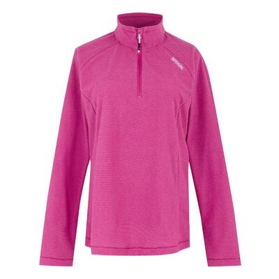 Great Outdoors Felpa A Cerniera Corta In Pile Donna Regatta Montes Grigio Caldo