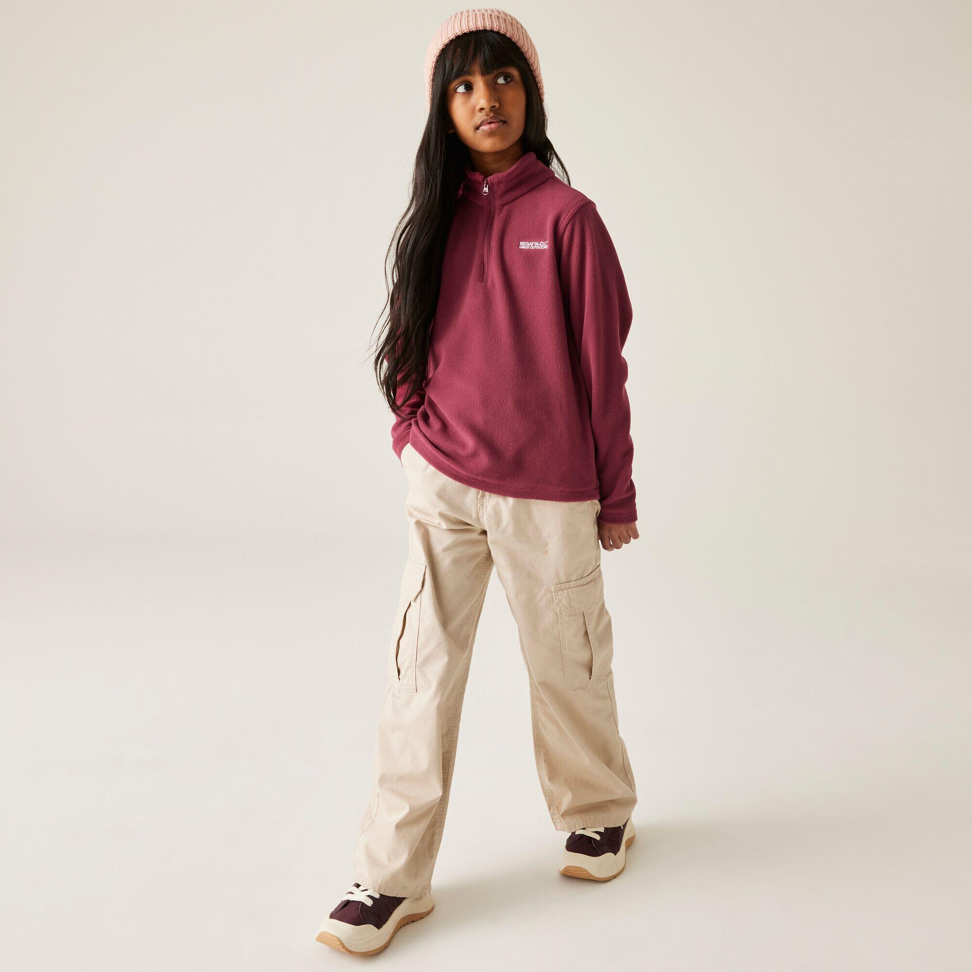 Fleece Kinderen Half-zip Kraag 3/7