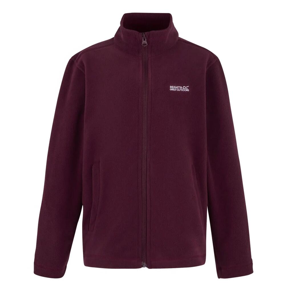 Regatta KING Kids' Fleece Jacket Fig 100% Polyester No Hood