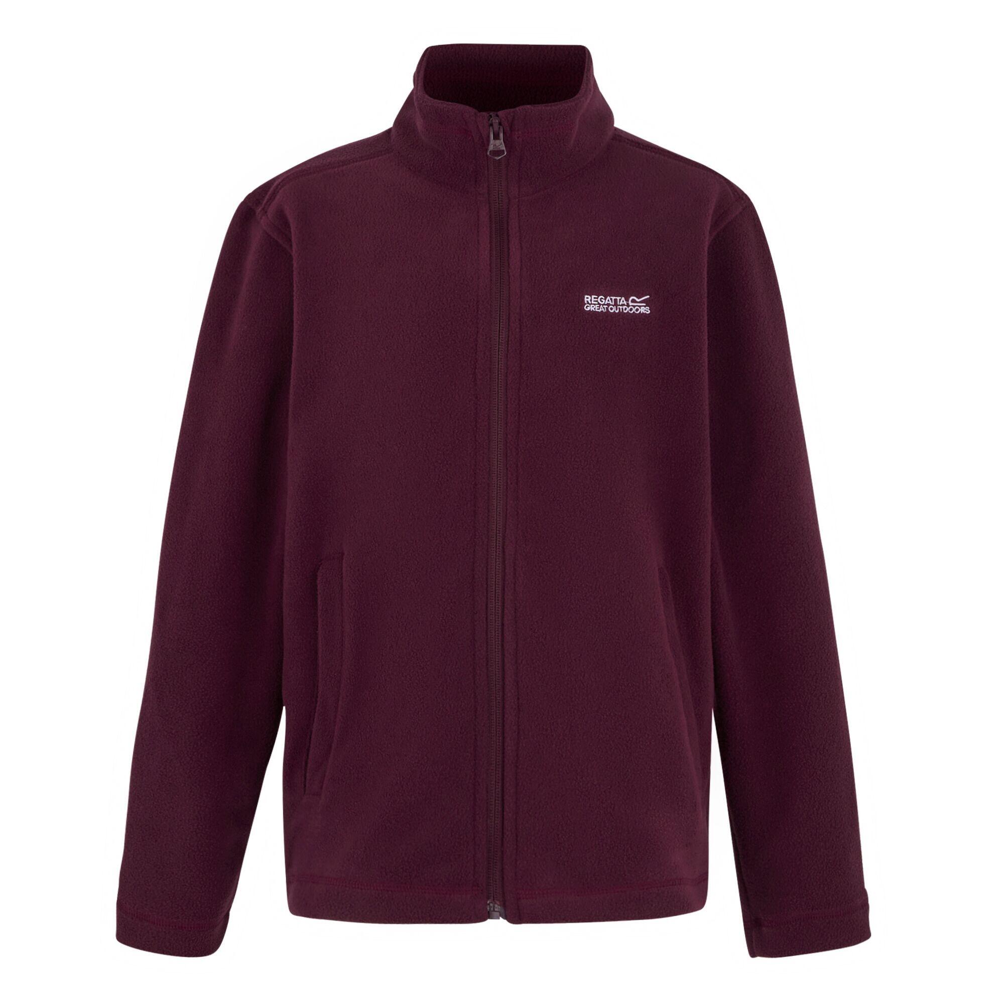 REGATTA Great Outdoors Childrens/Kids King II Lightweight Full Zip Fleece Jacket (Fig)