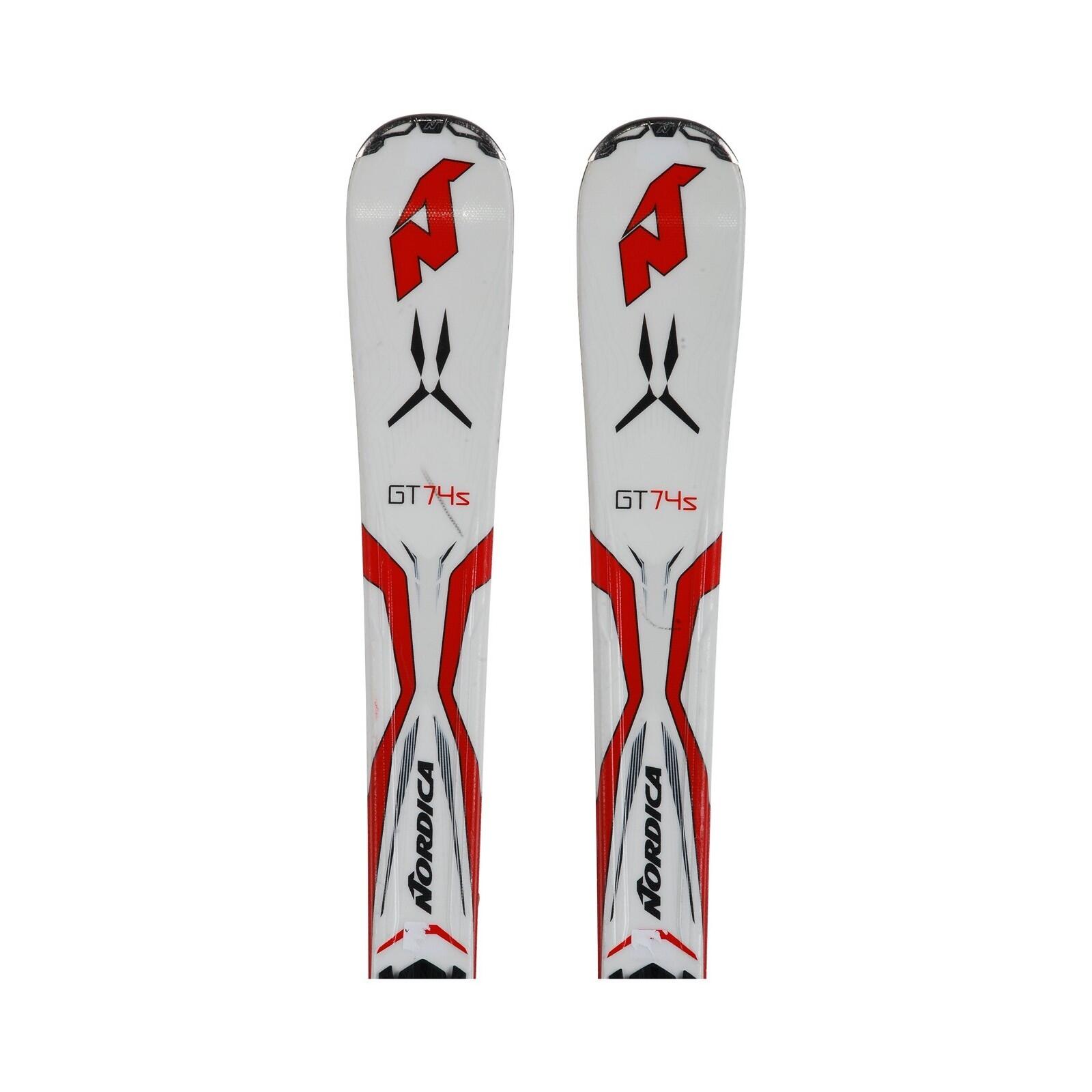 RECONDITIONNE - Ski Nordica Gt 74 S + Fixations 2/4