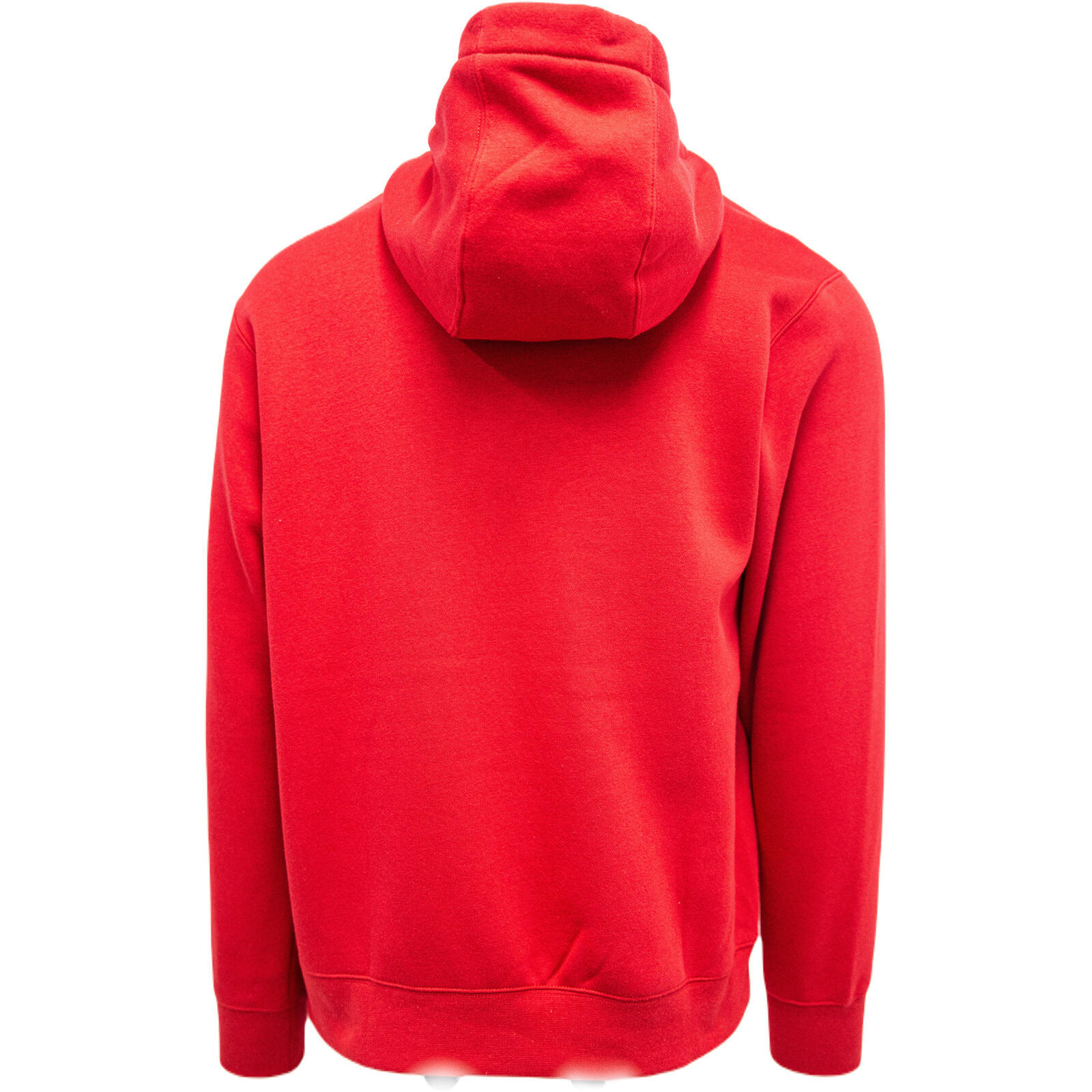 Felpa con Cappuccio Nike Sportswear Club Uomo in Rosso Universitario 2/5