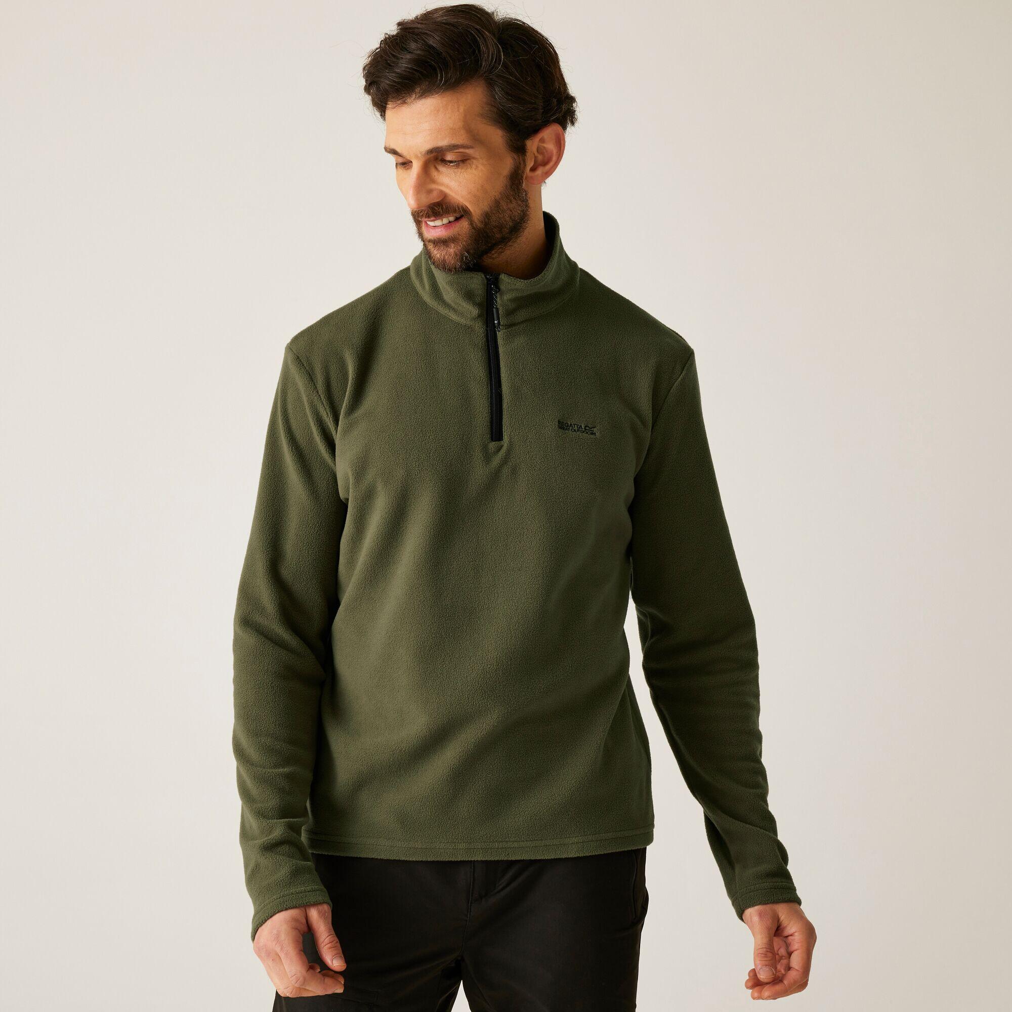 Fleece pentru bărbați Thompson de la Regatta, ușor, cu fermoar la gât