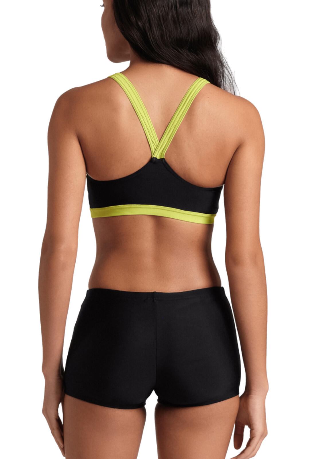 Maillot de bain Noir/Jaune Femme Arena Energy - 36 2/3