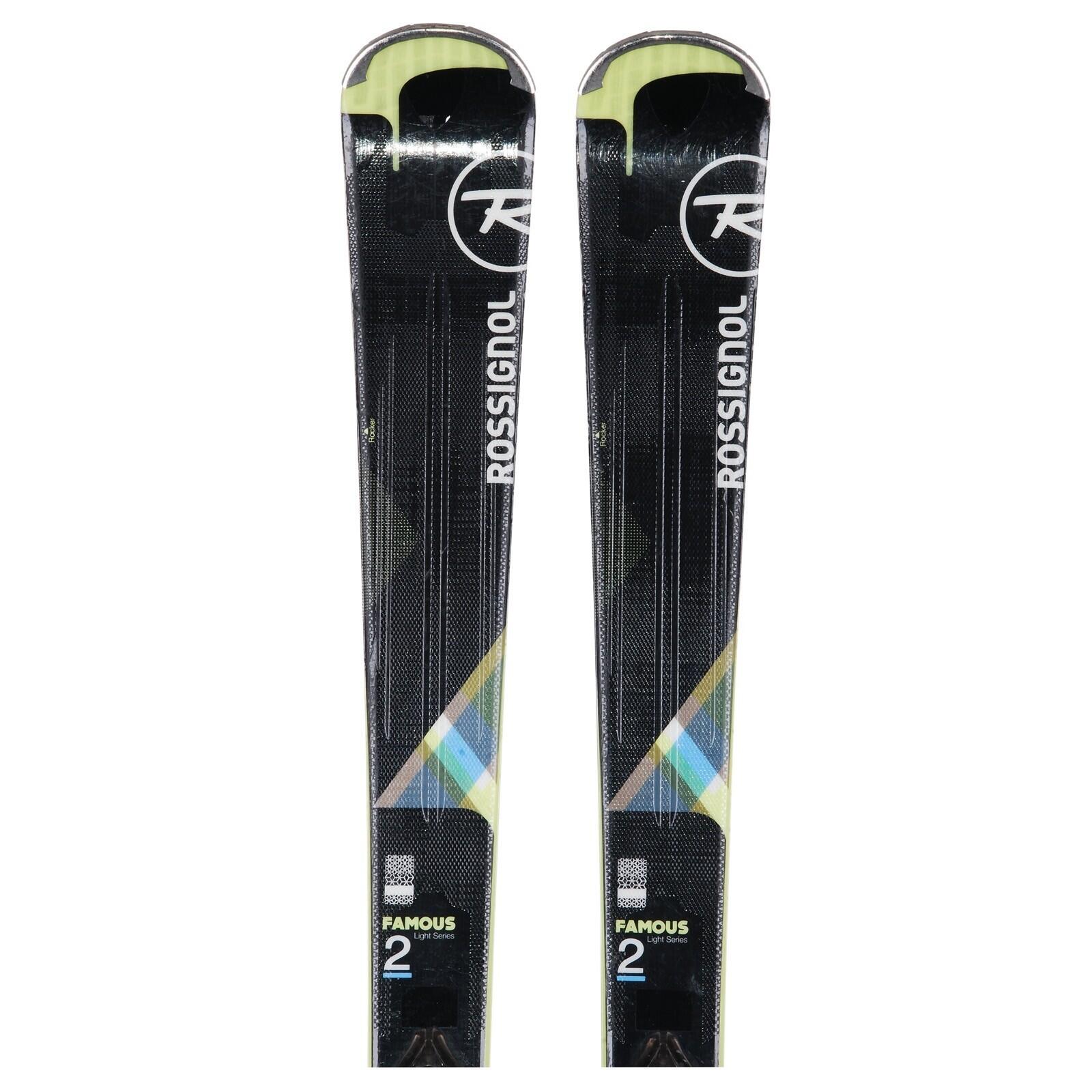 RECONDITIONNE - Ski Rossignol Famous 2 + Fixations 2/4