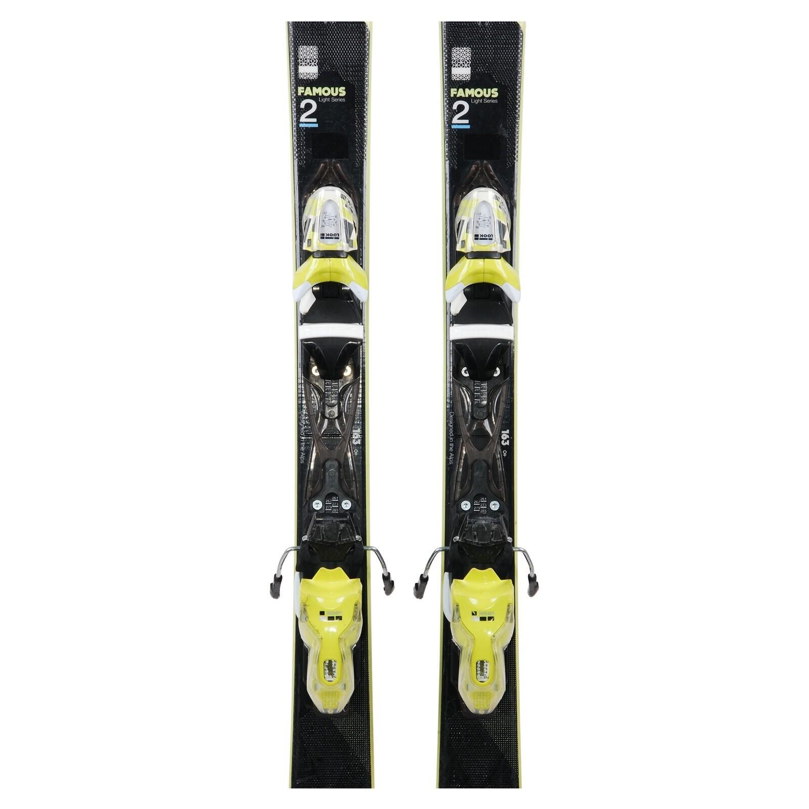 RECONDITIONNE - Ski Rossignol Famous 2 + Fixations 3/4