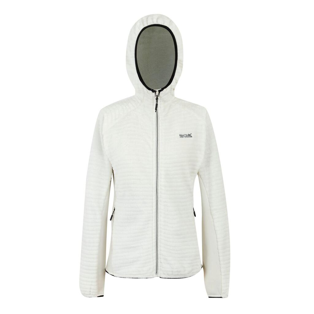 Womens/Ladies Endra Hooded Fleece Jacket (Stone White)