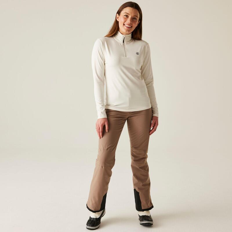 Női 1/2 zip-es stretch alsó póló Dare 2B Lowline II