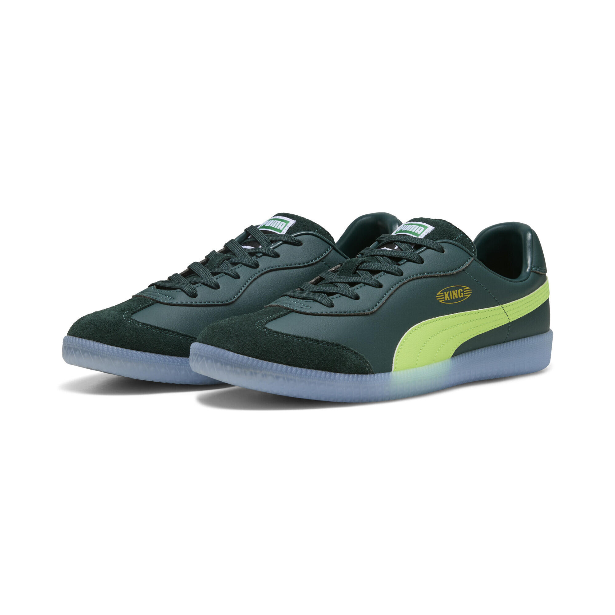 Puma - Chaussure De Futsal King 21 It Unisexe Puma - Chaussures De Futsal - Jaune|vert - Decathlon
