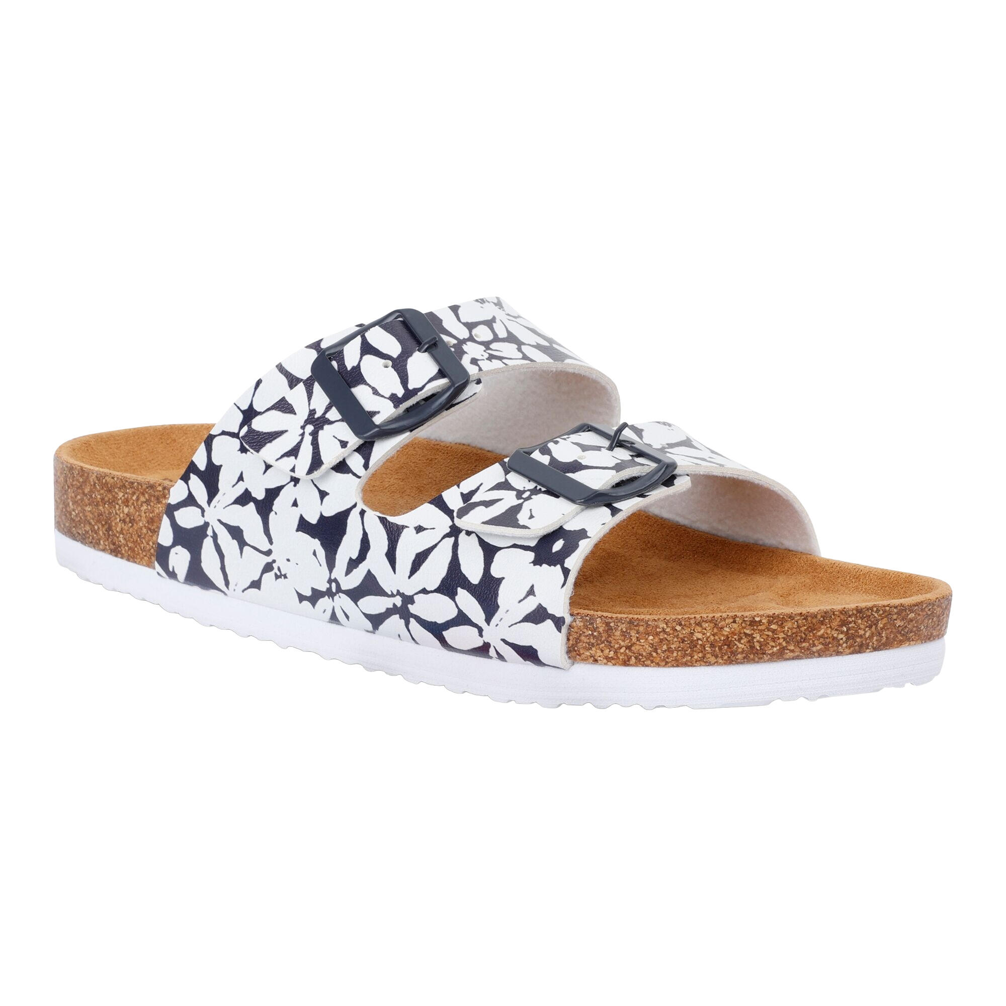 REGATTA Womens/Ladies Mia Double Strap Sandals (Navy/White)