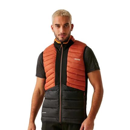Veste Sans Manches LEEDRE Homme (Ocre Rouge / Noir)