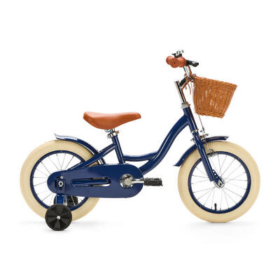 Generation Blanco 14 Zoll Dunkelblau – Kinderfahrrad mit Korb