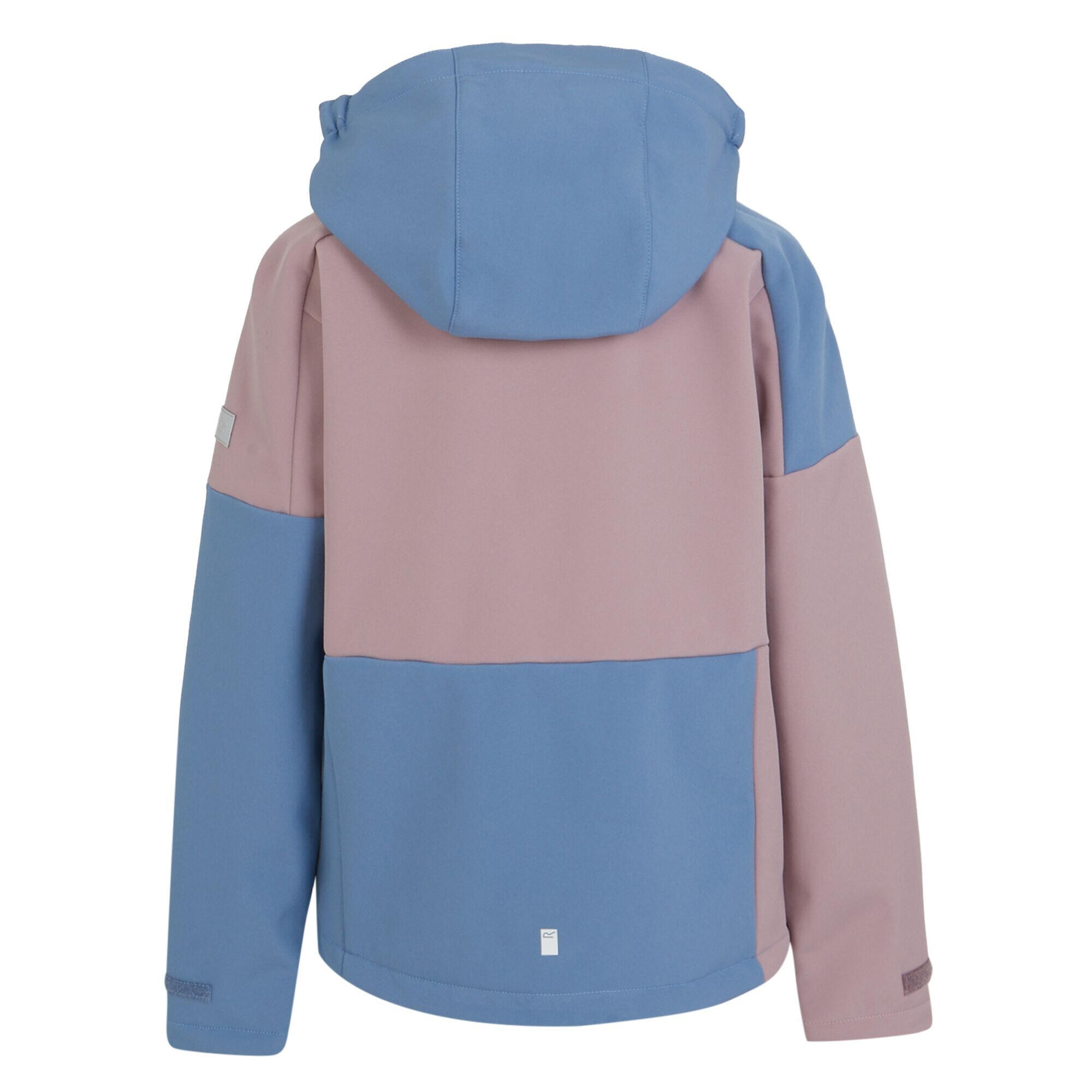 Giacca Soft Shell Bambini Regatta Acidity VII Erica Blu Coronetto 2/5