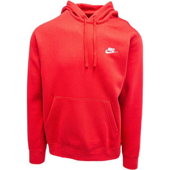 Capucha Nike Sportswear Club Fleece, Rojo, Hombres