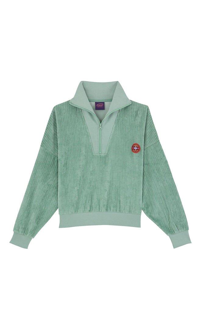 Sudadera Satchel de Terciopelo para Mujer 2/6