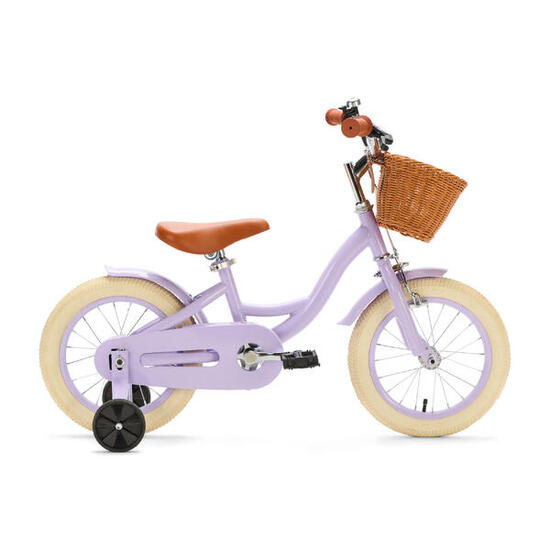 Generation Blanco 14 pouces Lilas – Vélo enfant avec panier