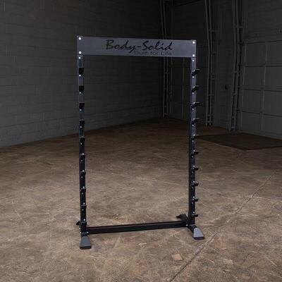 Horizontal bar rack - 10 barbells