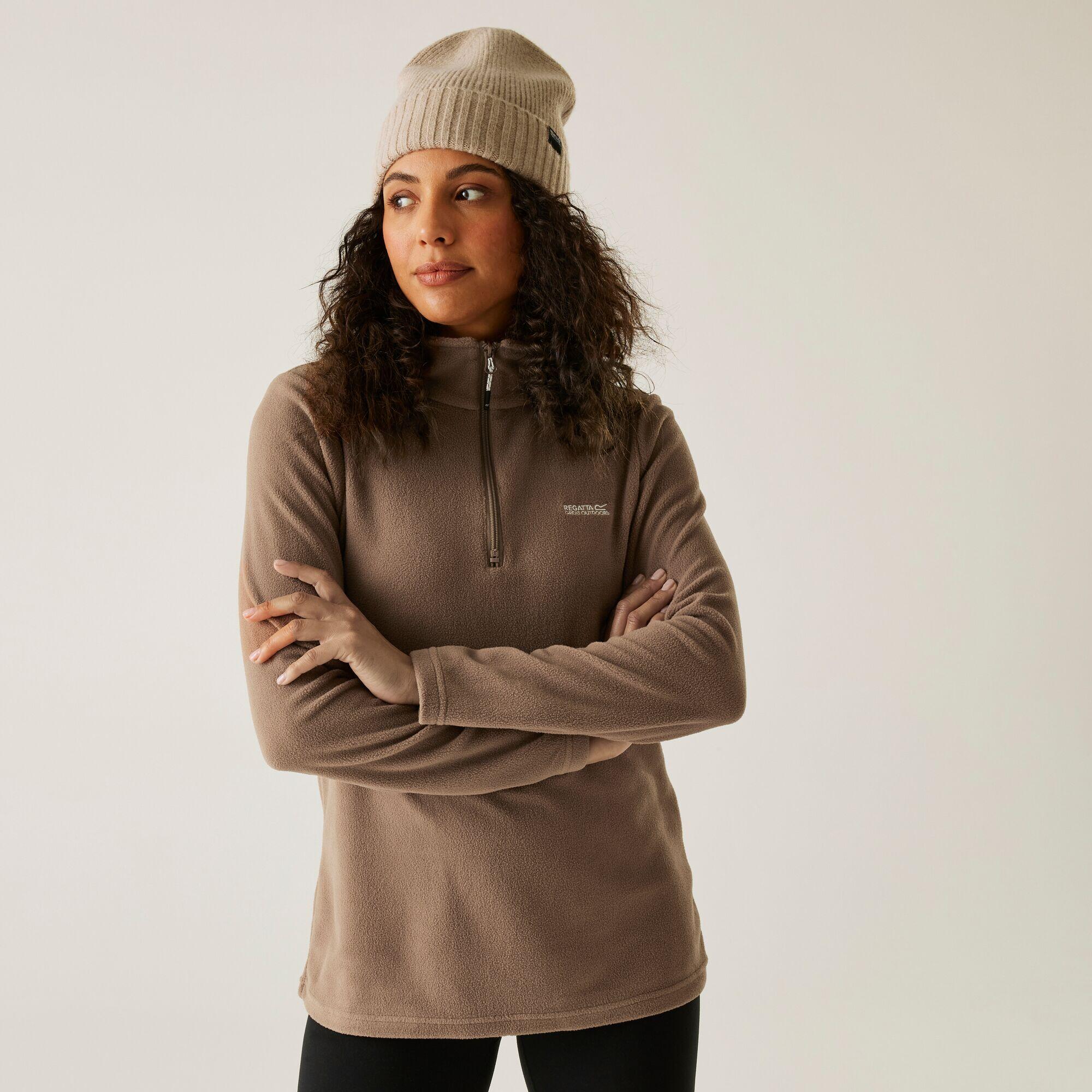 Sweethart Damen-Fleecejacke, leicht, mit halbem Reißverschluss, zum Wandern 2/7