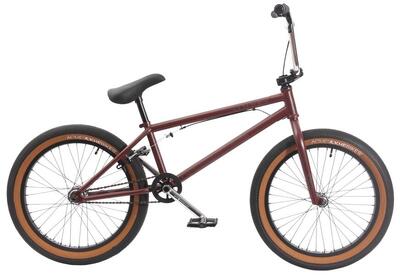 Bmx fiets volwassenen centrix fc roodbruin 20 inch 10.9 kg