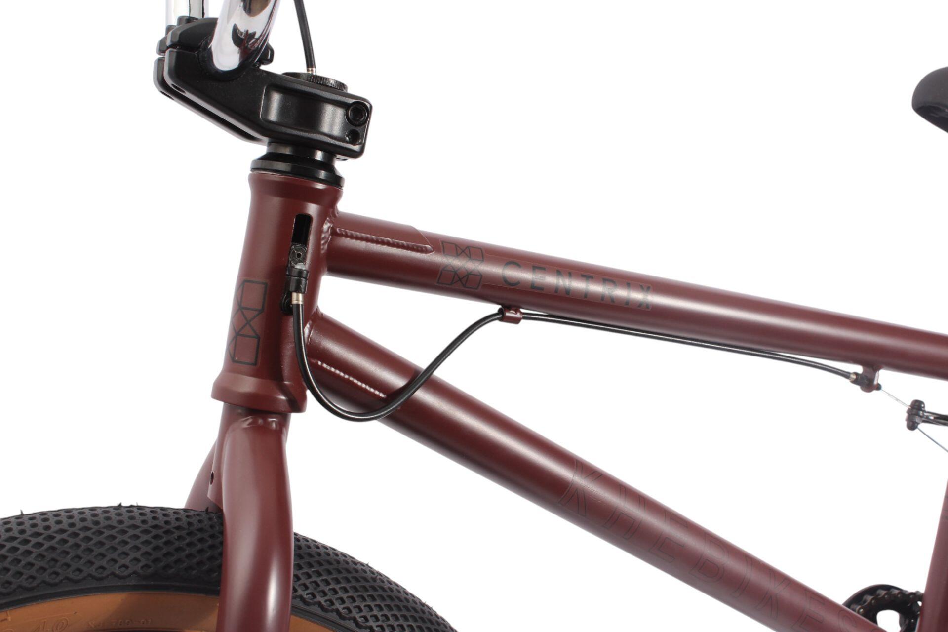 BMX fiets volwassenen CENTRIX FC roodbruin 20 inch 10,9 kg 4/7