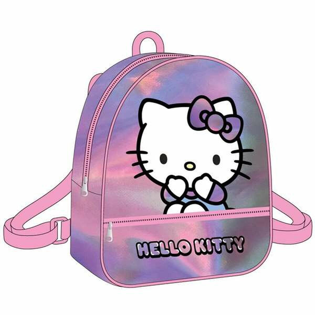 Mochila Escolar Hello Kitty Cor de Rosa 2/5