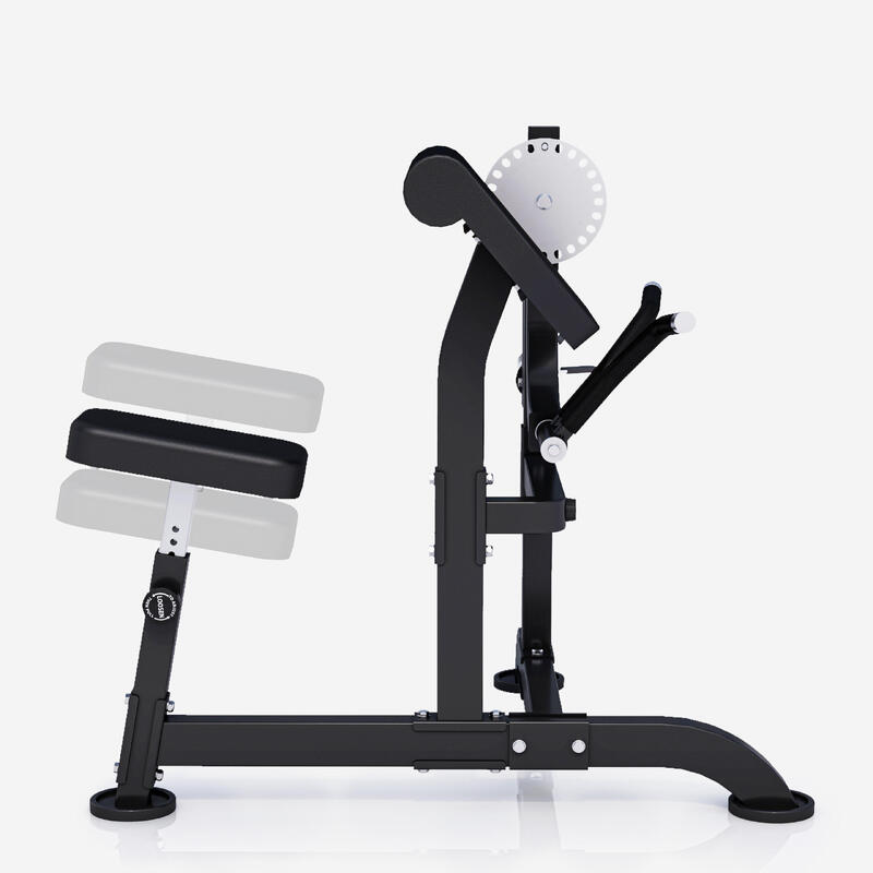 Banca Scott, banca biceps curl 2 in 1 Pro, negru, Maxxus