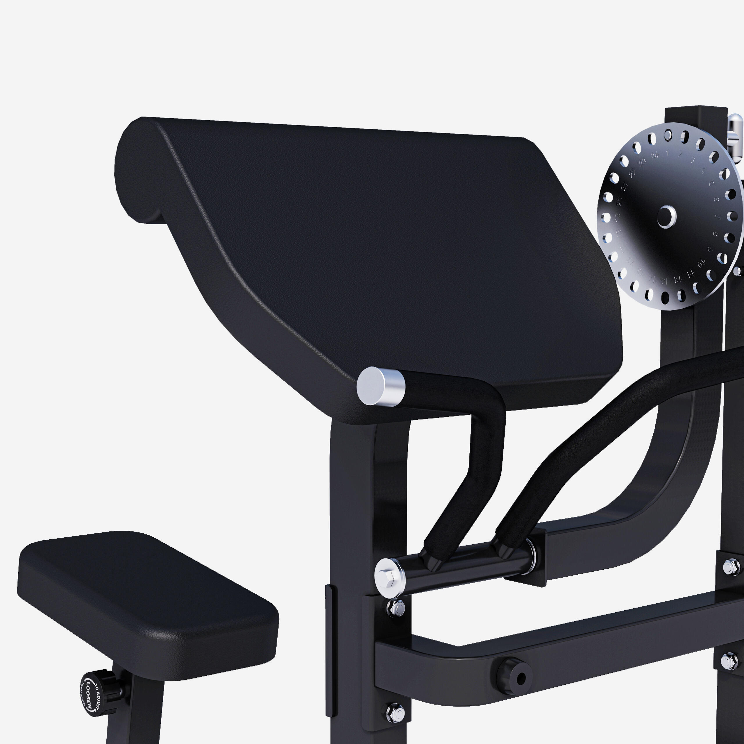 Banc Musculation Curl 2en1 Pro - Station Musculation Multifonction, Max 220kg 5/7