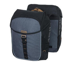 Basil Miles sacoche double 34 l étanche, Universal Bridge System